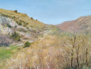 La carbonnière en hiver - puifferrat-pastelliste