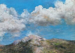 20042 nuages et ciel bleu - aurore-puifferrat-pastelliste